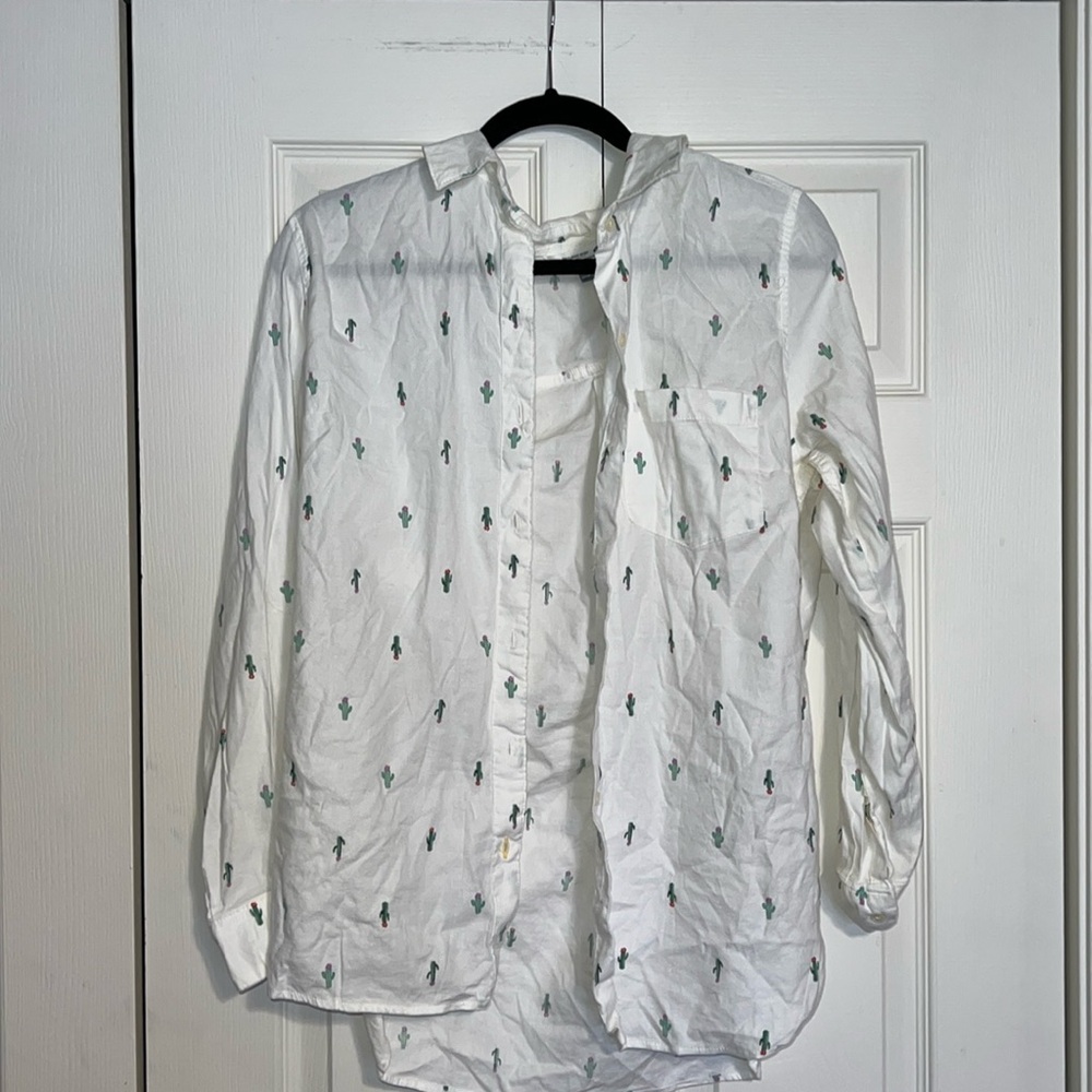 cactus button up